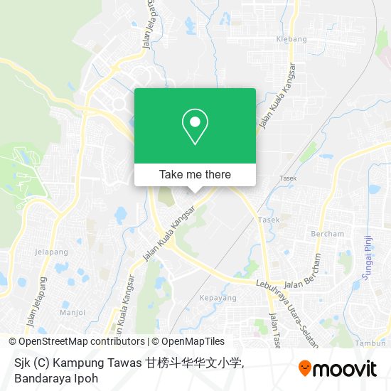 Sjk (C) Kampung Tawas 甘榜斗华华文小学 map