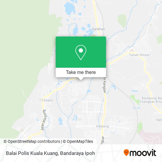 Peta Balai Polis Kuala Kuang