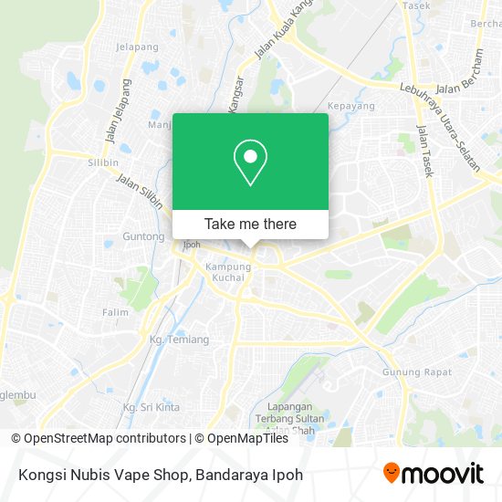 Peta Kongsi Nubis Vape Shop