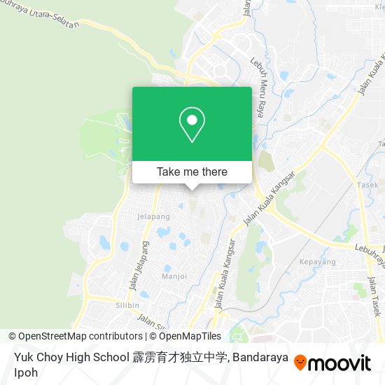 Yuk Choy High School 霹雳育才独立中学 map