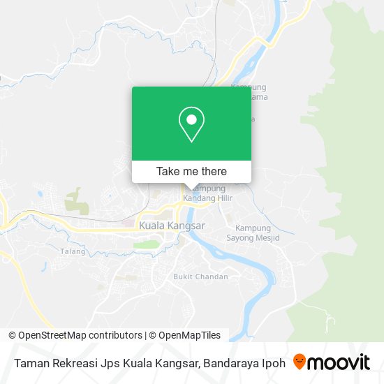 Taman Rekreasi Jps Kuala Kangsar map