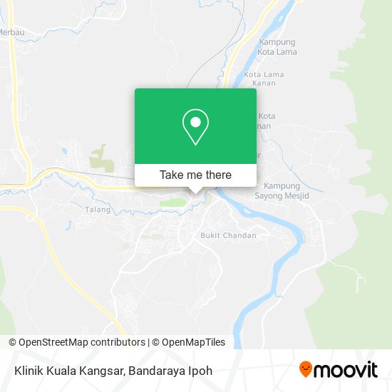 Peta Klinik Kuala Kangsar