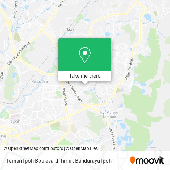 Taman Ipoh Boulevard Timur map