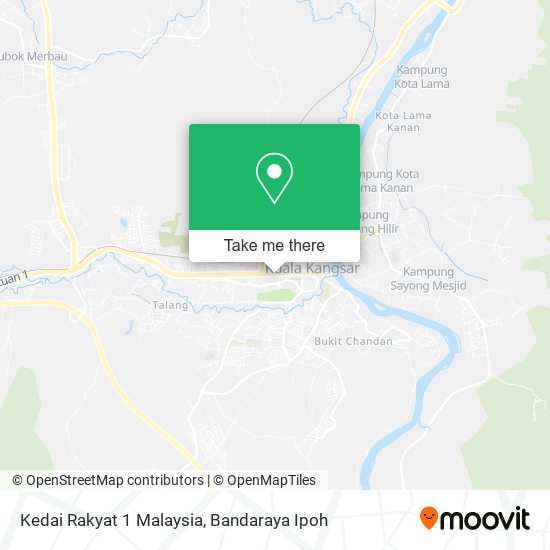 Kedai Rakyat 1 Malaysia map