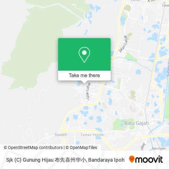 Peta Sjk (C) Gunung Hijau 布先喜州华小