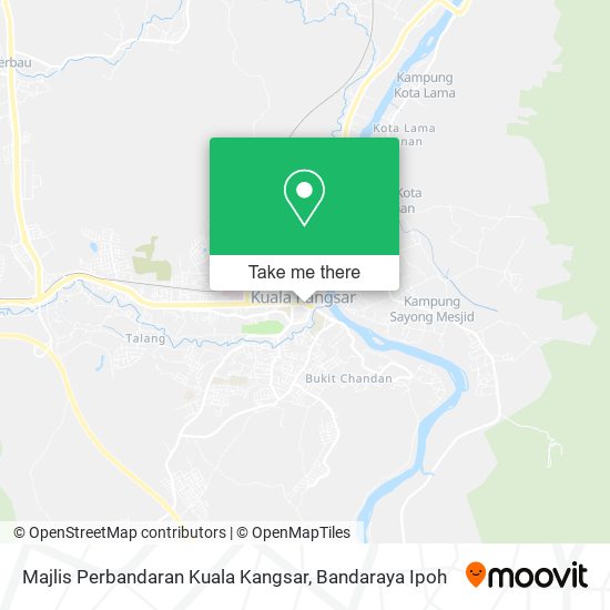 Majlis Perbandaran Kuala Kangsar map