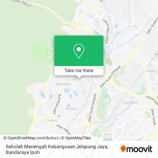 Peta Sekolah Menengah Kebangsaan Jelapang Jaya