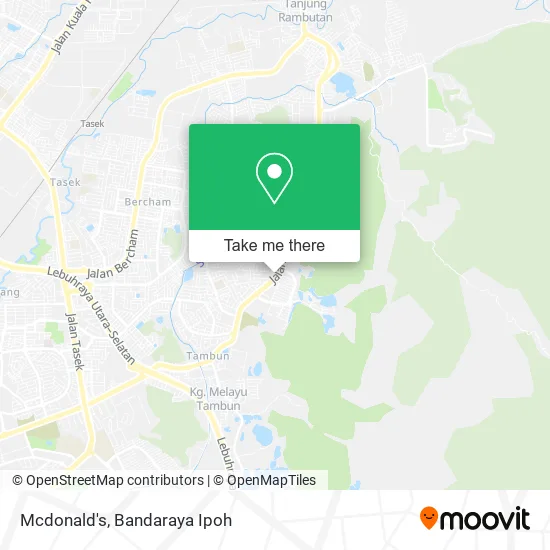 Mcdonald's map
