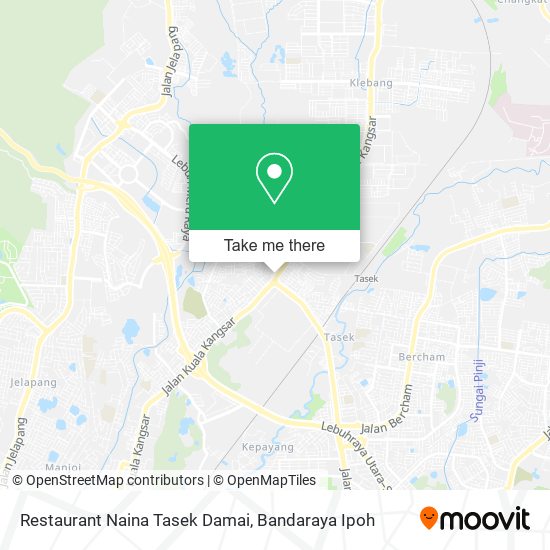 Restaurant Naina Tasek Damai map