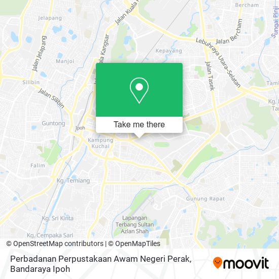 Peta Perbadanan Perpustakaan Awam Negeri Perak