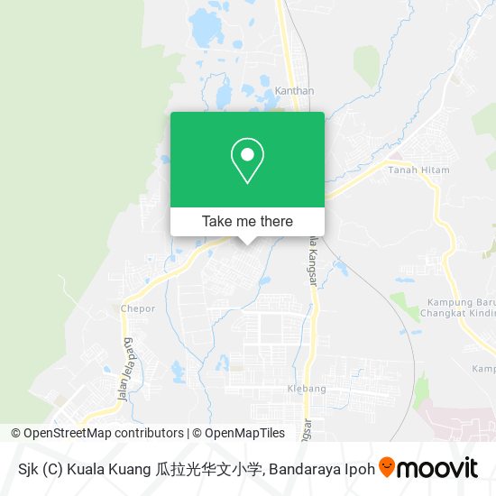 Sjk (C) Kuala Kuang 瓜拉光华文小学 map