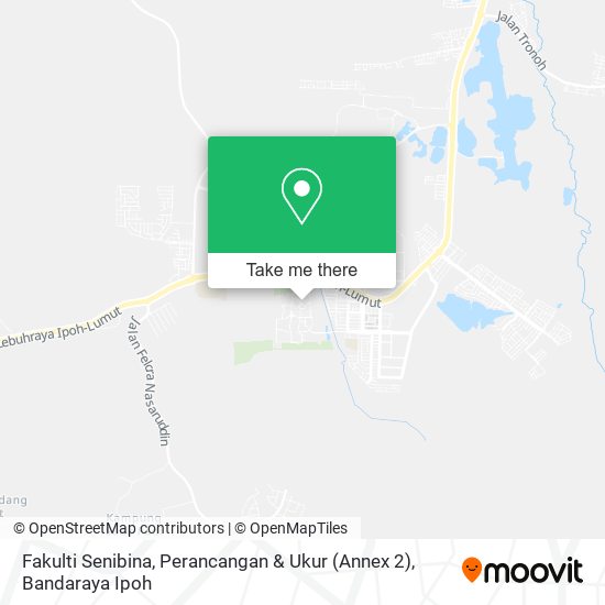 Fakulti Senibina, Perancangan & Ukur (Annex 2) map