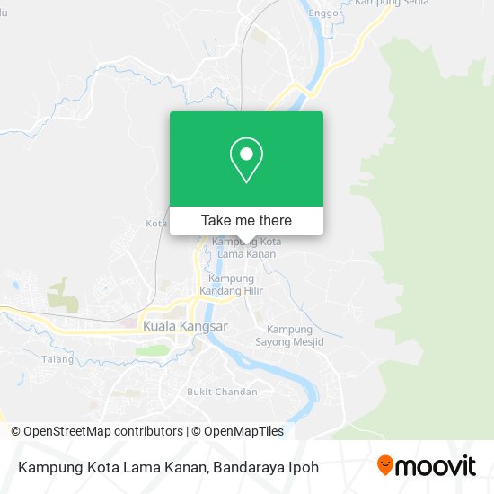 Peta Kampung Kota Lama Kanan