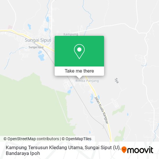 Kampung Tersusun Kledang Utama, Sungai Siput map