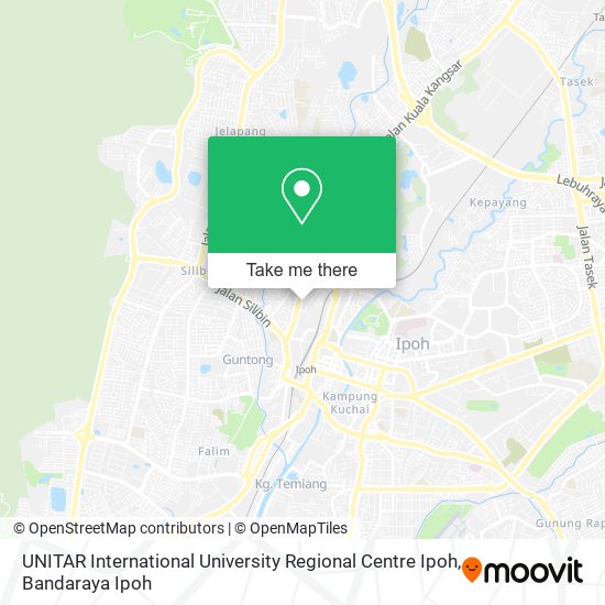 UNITAR International University Regional Centre Ipoh map