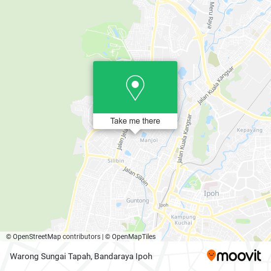 Peta Warong Sungai Tapah