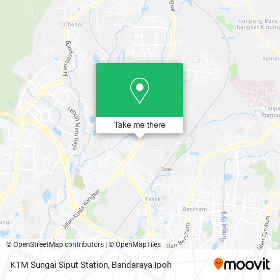 Peta KTM Sungai Siput Station