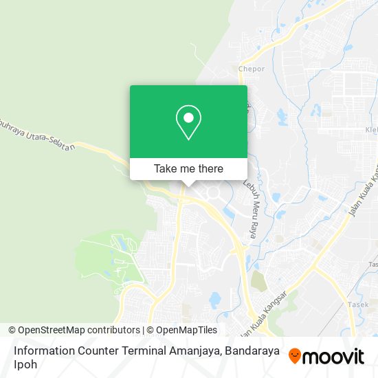 Information Counter Terminal Amanjaya map