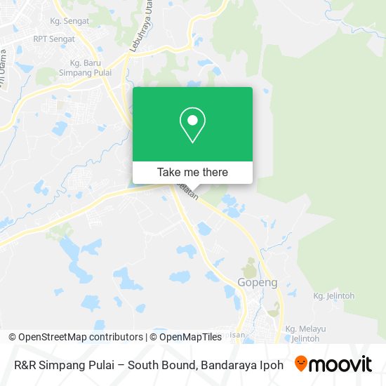 R&R Simpang Pulai – South Bound map