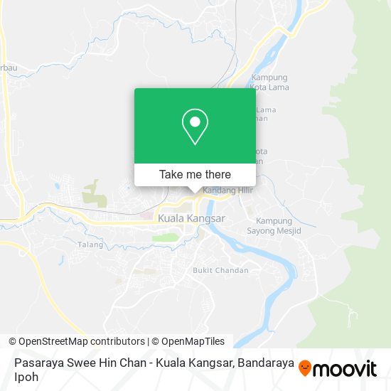 Pasaraya Swee Hin Chan - Kuala Kangsar map