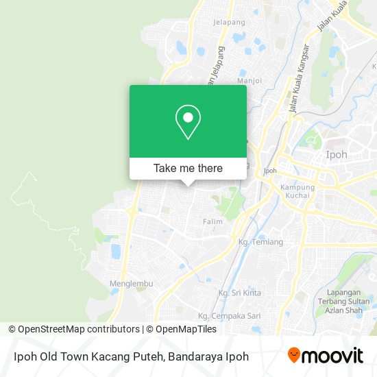 Ipoh Old Town Kacang Puteh map