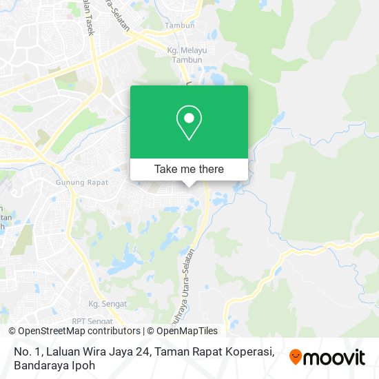 No. 1, Laluan Wira Jaya 24, Taman Rapat Koperasi map