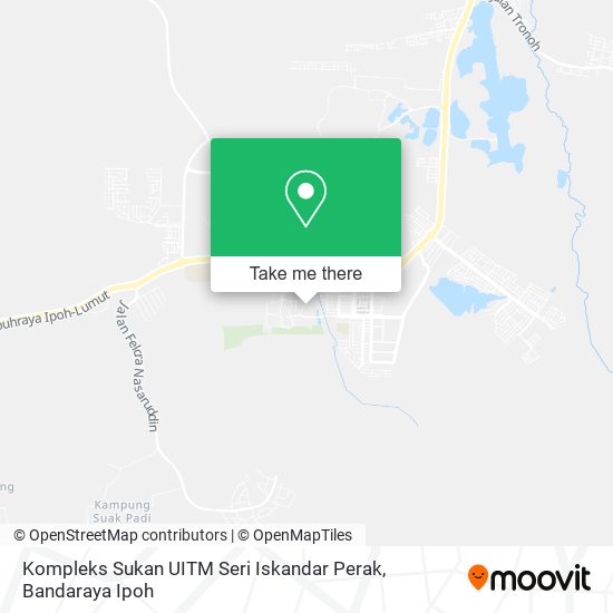 Kompleks Sukan UITM Seri Iskandar Perak map