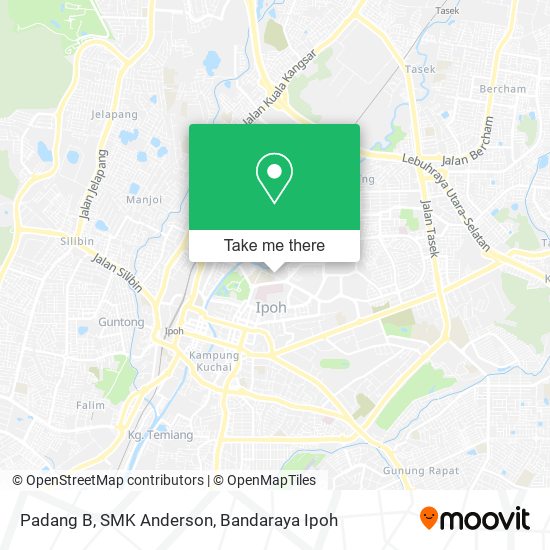 Padang B, SMK Anderson map