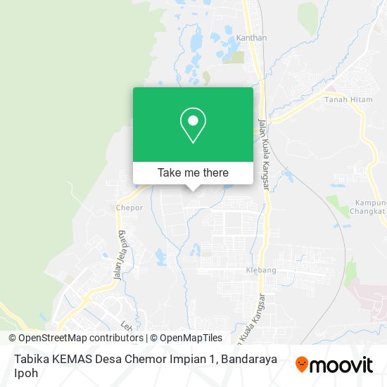 Peta Tabika KEMAS Desa Chemor Impian 1