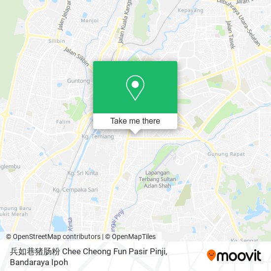 兵如巷猪肠粉 Chee Cheong Fun Pasir Pinji map