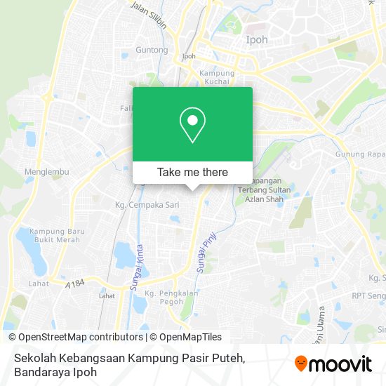 Peta Sekolah Kebangsaan Kampung Pasir Puteh
