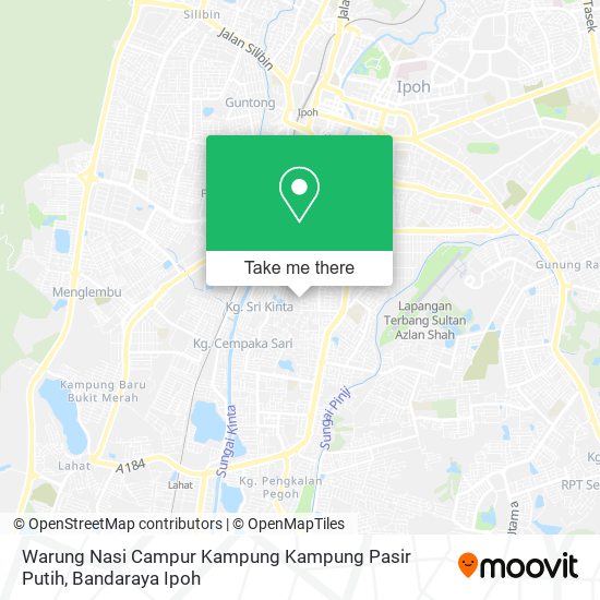 Peta Warung Nasi Campur Kampung Kampung Pasir Putih