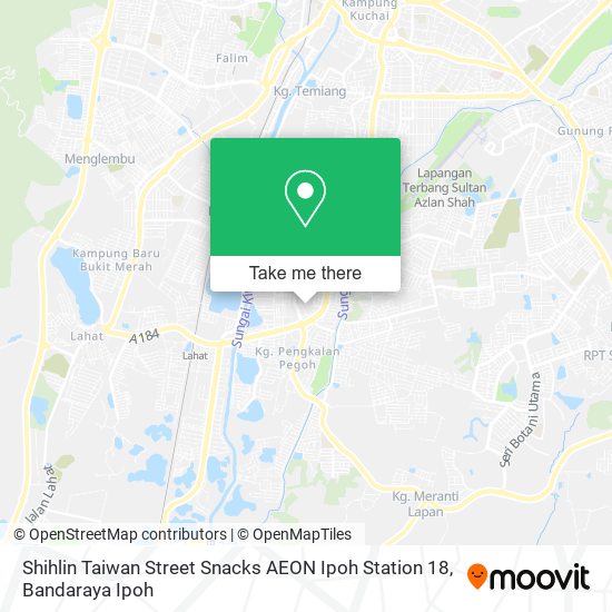 Shihlin Taiwan Street Snacks AEON Ipoh Station 18 map