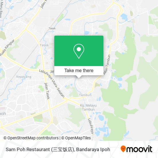 Sam Poh Restaurant (三宝饭店) map