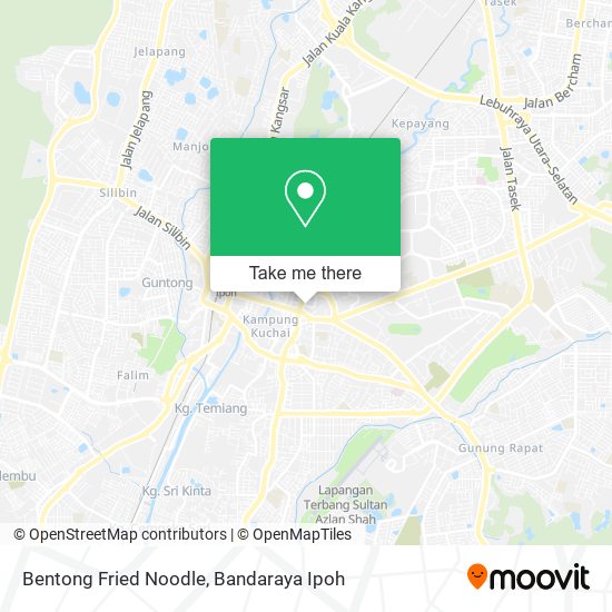 Bentong Fried Noodle map