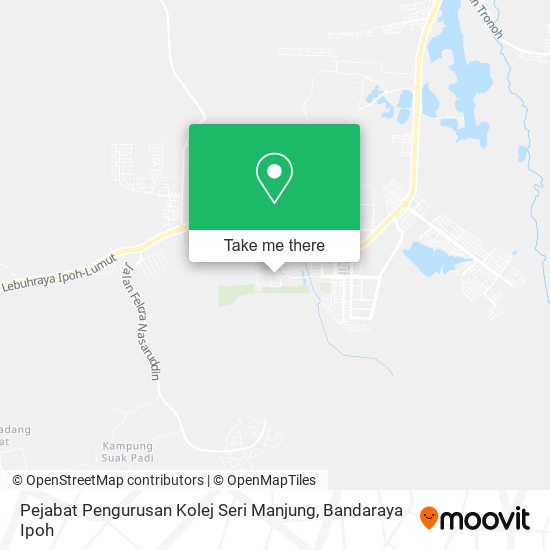 Peta Pejabat Pengurusan Kolej Seri Manjung