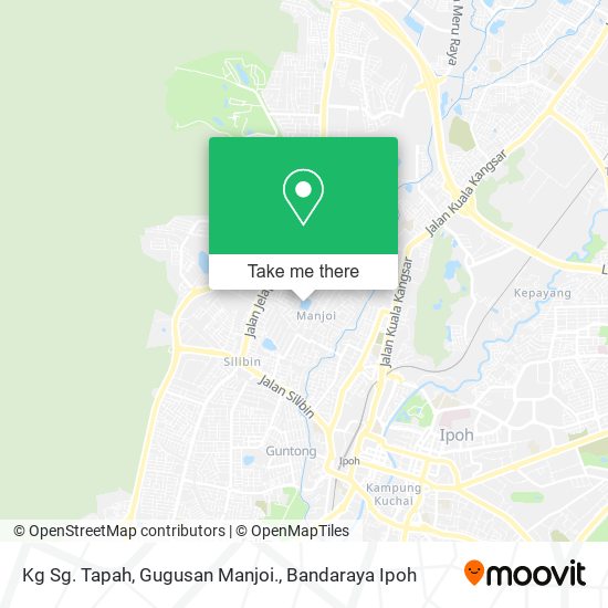 Kg Sg. Tapah, Gugusan Manjoi. map