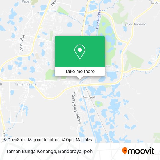 Taman Bunga Kenanga map