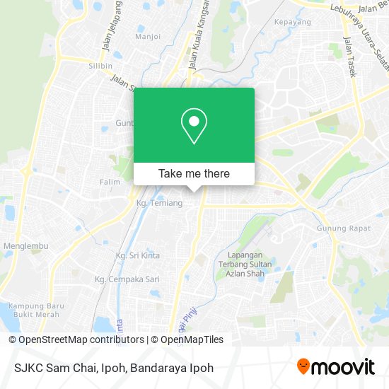 SJKC Sam Chai, Ipoh map