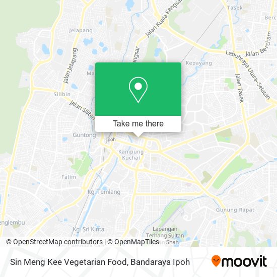 Sin Meng Kee Vegetarian Food map