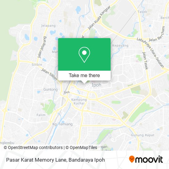 Pasar Karat Memory Lane map