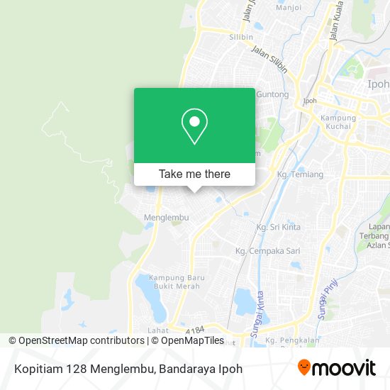 Kopitiam 128 Menglembu map