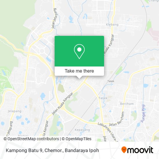 Kampong Batu 9, Chemor. map