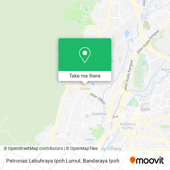 Peta Petronas Lebuhraya Ipoh Lumut