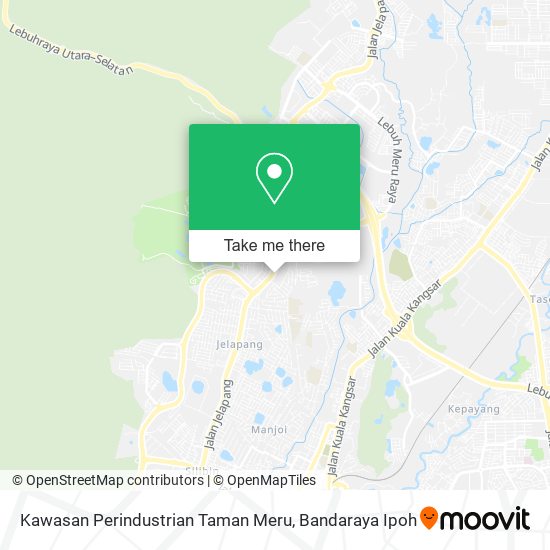 Kawasan Perindustrian Taman Meru map