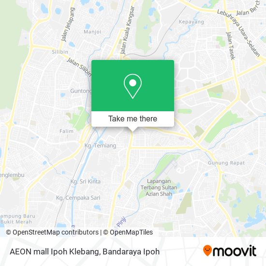 AEON mall Ipoh Klebang map