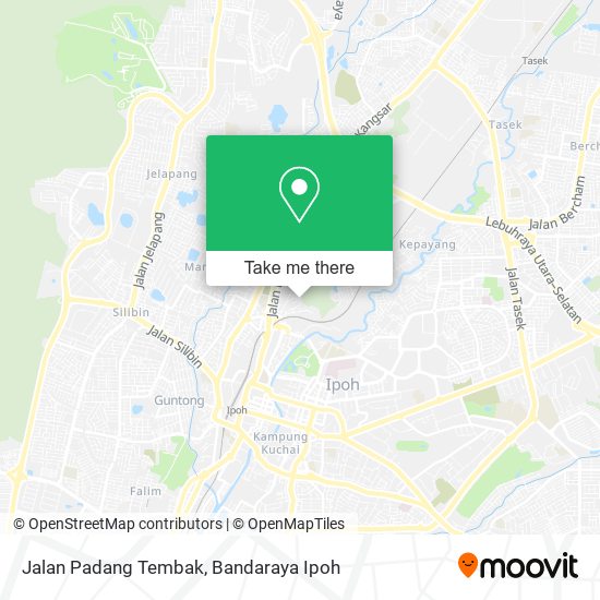 Peta Jalan Padang Tembak