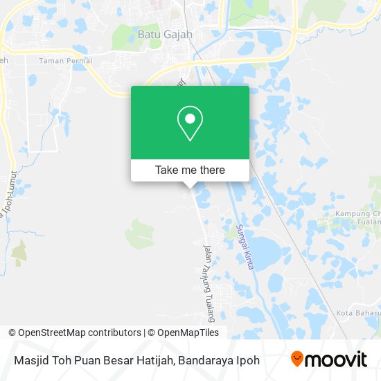 Masjid Toh Puan Besar Hatijah map