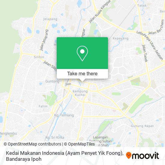 Kedai Makanan Indonesia (Ayam Penyet Yik Foong) map