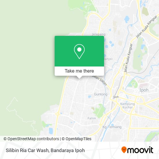 Peta Silibin Ria Car Wash